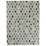 Natural Hide Cowhide Geometric Area Rug