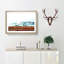 Mount Kilimanjaro In Tanzania - Single Picture Frame Print on MDF-56860278-56860280