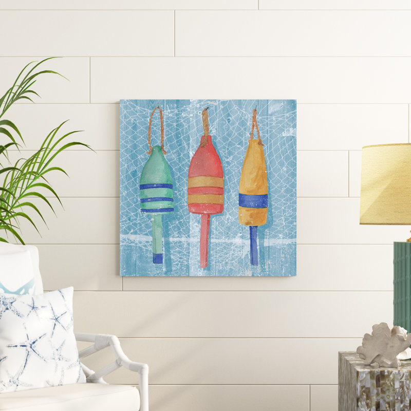 Lobster Buoys II, H 30 po x l 30 po x P 1,25 po