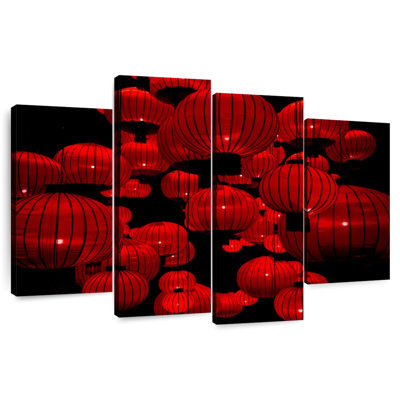 Lanternes chinoises rouges Nicci