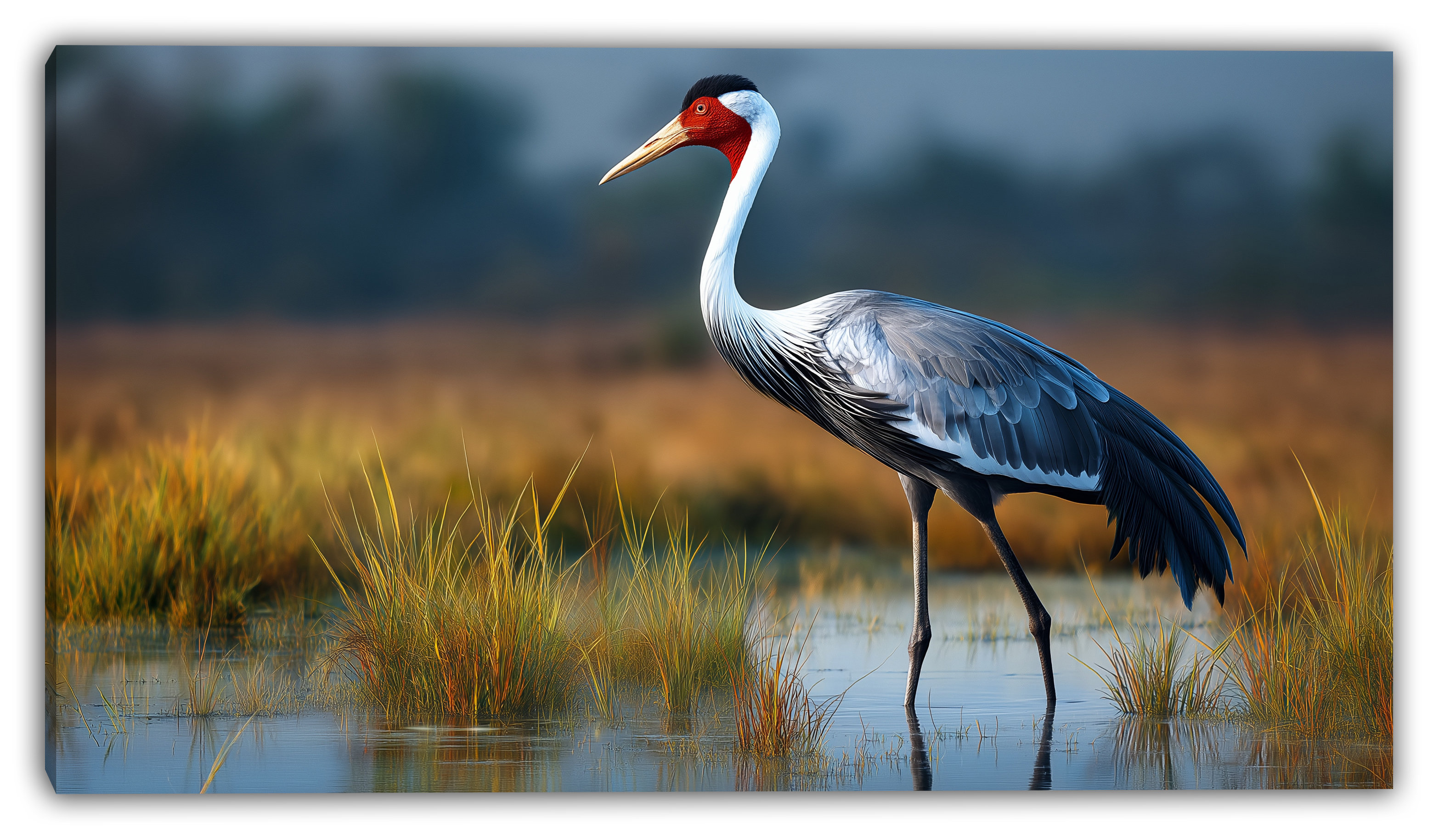 Union Rustic Wetland Majesty Wrapped Canvas Wall Art | Wayfair
