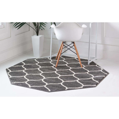 Tapis gris foncé Lllan