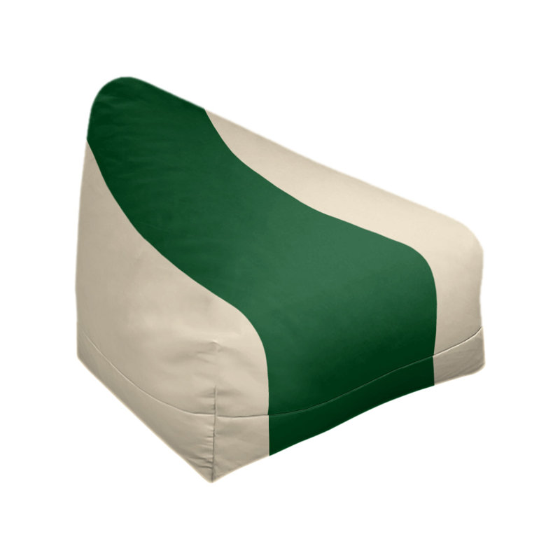 Fauteuil à billes Washington, 27 po x 27 po x 30 po, Crème de Cream City / vert de Good Land / crème 