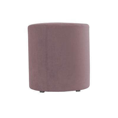 18 inch Round Everyday Microfiber Ottoman, 19 inch Height