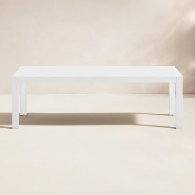 Armando Aluminum Dining Bench