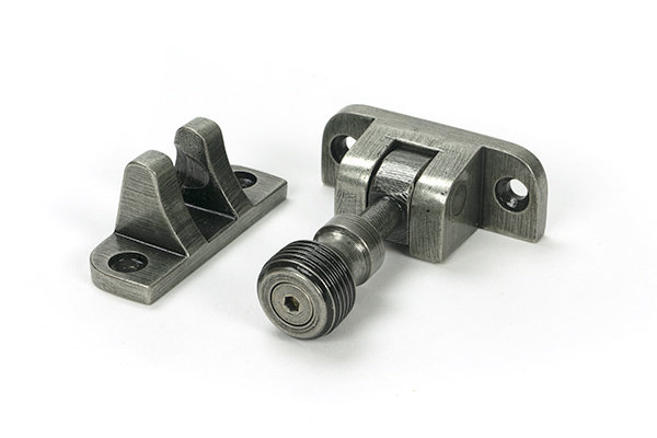 Beehive Brighton Fastener (Radiused), Pewter Patina