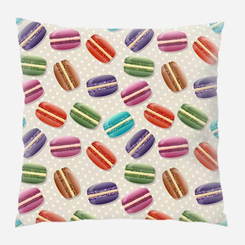 Coussin macaron, Intérieur