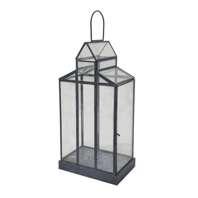 16.1'' H Glass Wall Lantern