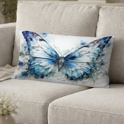 Coussin décoratif papillon - Ailes d'aquarelle papillon I