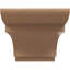 New Brighton cèdre brut grain de bois TimberThane Corbel, apprêté brun clair-88292423