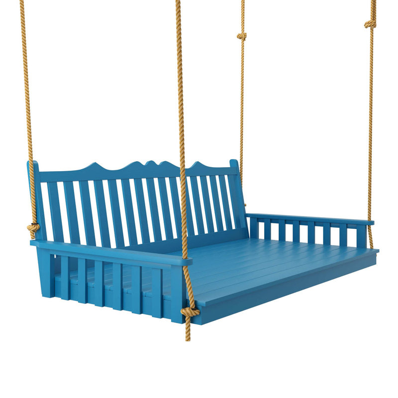 Balancelle Keystone Amish Co., 52", Peinture bleue