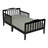  Wood Toddler Bed with Safety Rail-136620805