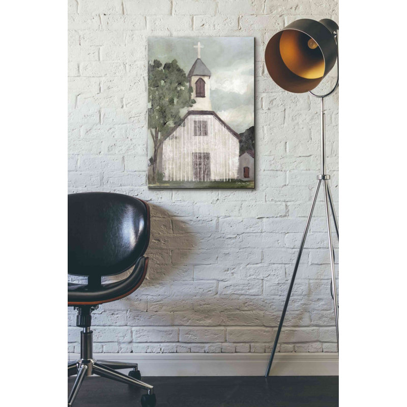 «Church 2» par Stellar Design Studio, art mural sur toile, H 26 po x l 18 po x P 0,75 po