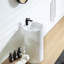 Lavabo de salle de bain à piédestal à surface solide 66S-08