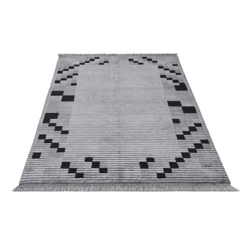 Tapis gris foncé Osborne