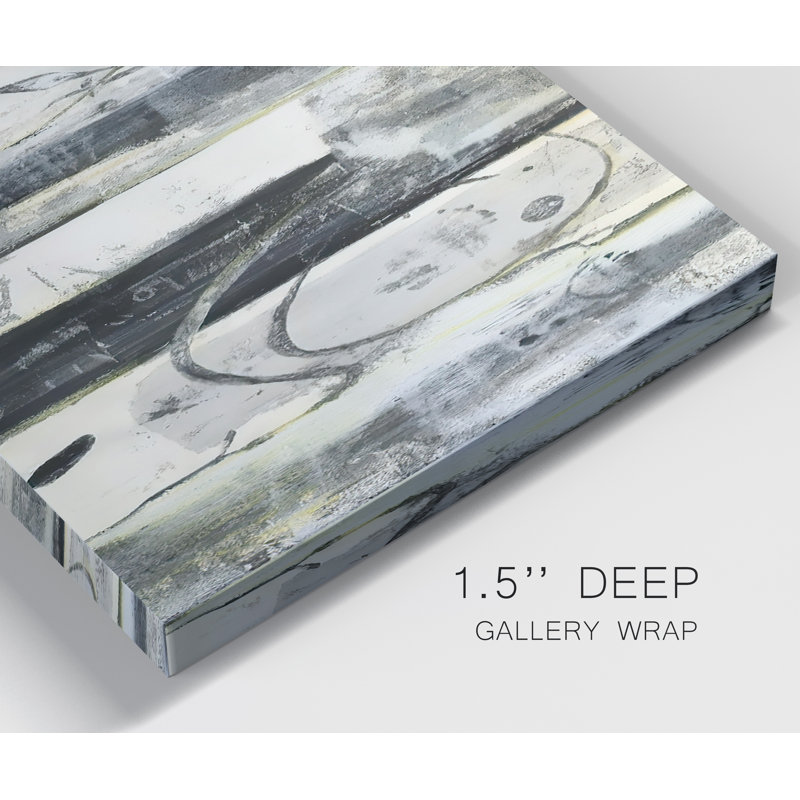 Emballished Squall I - 3 impressions sur toile tendue, H 48 po x l 96 po x P 2 po
