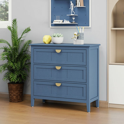 3 Drawer Cabinet, Furniture,Suitable For Bedroom, Living Room, Study
