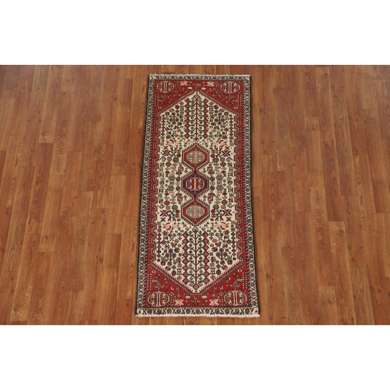 Geometric Wool   Runner Rug 2x5