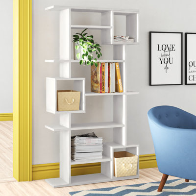 Pearson 6-Tier Freestanding Bookcase with Open Compartments