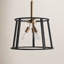 Lustre géométrique unique à 3 lumières Brielle