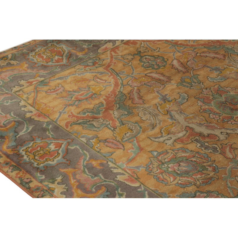 Antique One-of-a-Kind 4'7X16'3 Hand Knotted Area Rug
