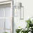 1-Light Outdoor Wall Lantern with Off-white Finish-706458148-674374162