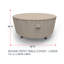 Housse pour table d'extérieur ronde Tanner-624623288