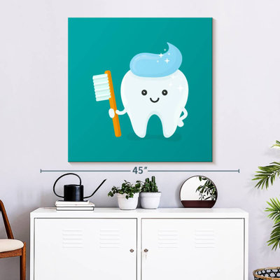 Alcaraz Cartoon Tooth Brushing