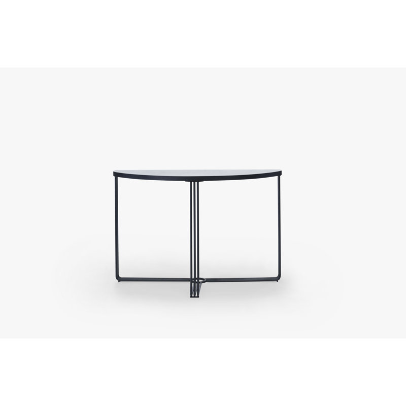 Ariss Console Table, Black, White