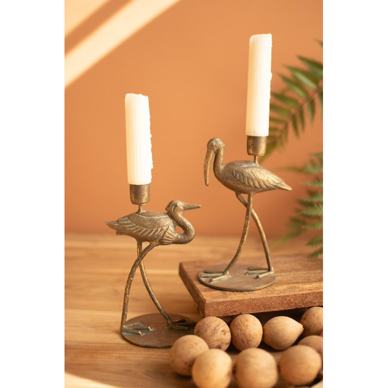 ENSEMBLE DE DEUX PORTE-BOUGIES ANTI-BOUGIE