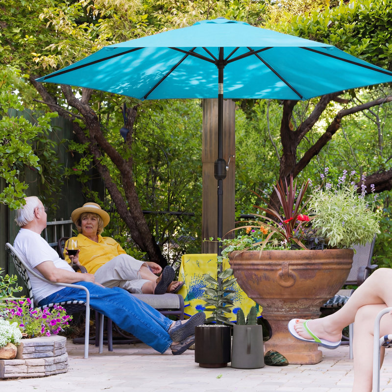 265cm Market Parasol, Blue