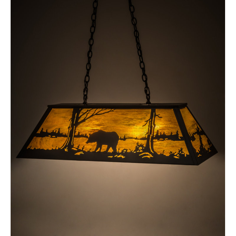 Bear At Lake 6 - Light Pendant