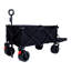 Chariot pliable avec hayon rallongé, chariot de rallonge extra long, chariot de chariot de plage robuste 400 lb avec de grandes roues tout-terrain