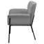 Fauteuil d'appoint rembourré à dossier capitonné horizontal-1782177507
