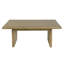 Table basse rectangulaire en bois l 42 po Soleil, chêne blond-2000502348