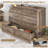  Arlina Farmhouse Queen Murphy Bed With Charging Station & Storage Drawer, Rustic Gray-1017322078-1017322082
