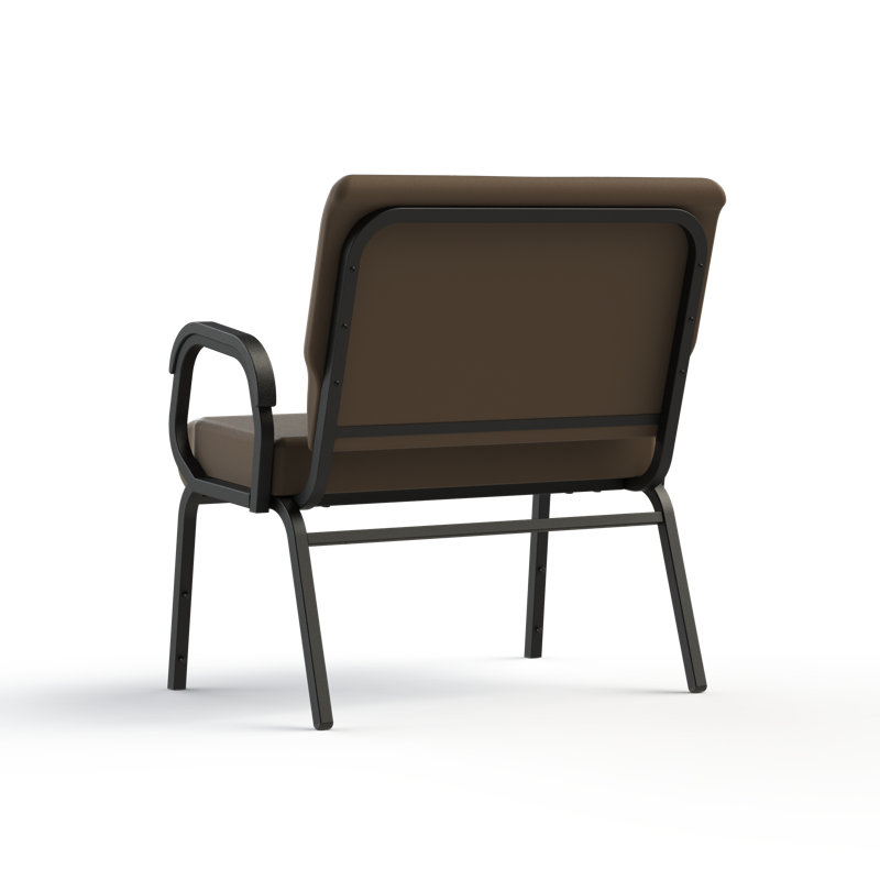 Chaise avec accoudoirs, Brun