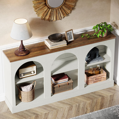 Chiswick 63" Long Wooden Farmhouse Entryway Console