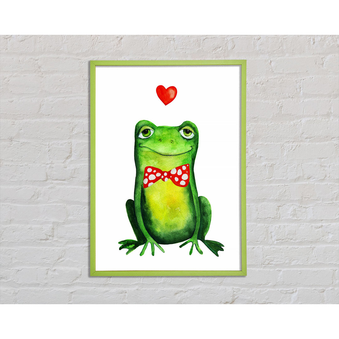 Bae Frog Love - Einzelner Bilderrahmen Kunstdrucke