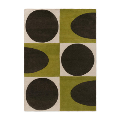 Handmade Wool Geometric Area Rug