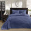 Ensemble de couvre-lit réversible bleu marine-125333416-125333411