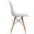 Dubuque Dining Side Chair with Metal Eiffel Base Design and Beech Wood Legs-1026037408