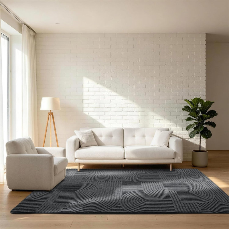 Rectangle 120 cm x 180 cm Geometric Area Rug