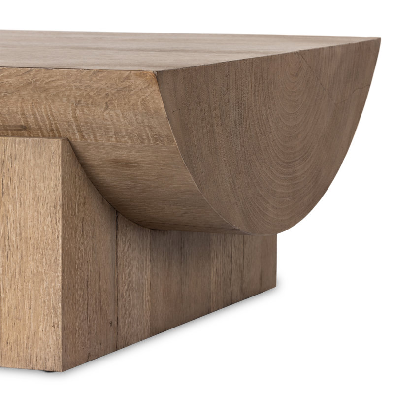 Gunaseelan Solid Wood Top Single Coffee Table