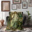 Gleaming Grove Gem - couverture sherpa de qualité supérieure 1 pièce - reproduction d'art luxueuse-96939143