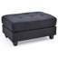 Repose-pieds noir élégant-736726599