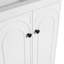 Armoire de salle de bain autoportante avec 2 portes à fermeture en douceur, armoire de rangement pour la maison