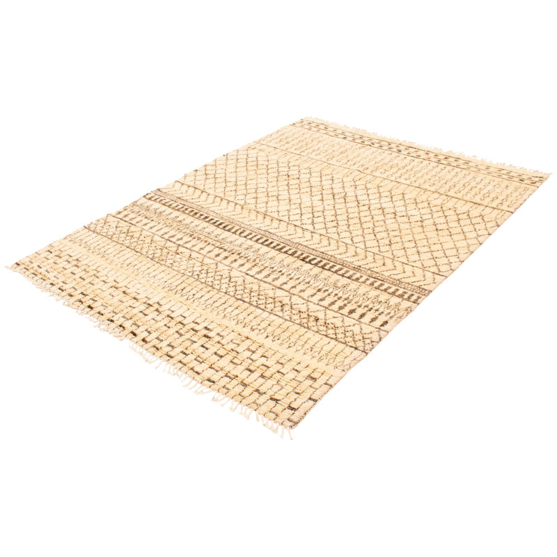 Tapis crème Mahnoor Pak Finest Marrakesh 7 pi 7 po x 10 pi 0 po