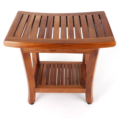 Cymphonique 20'' W Teak Shower Bench