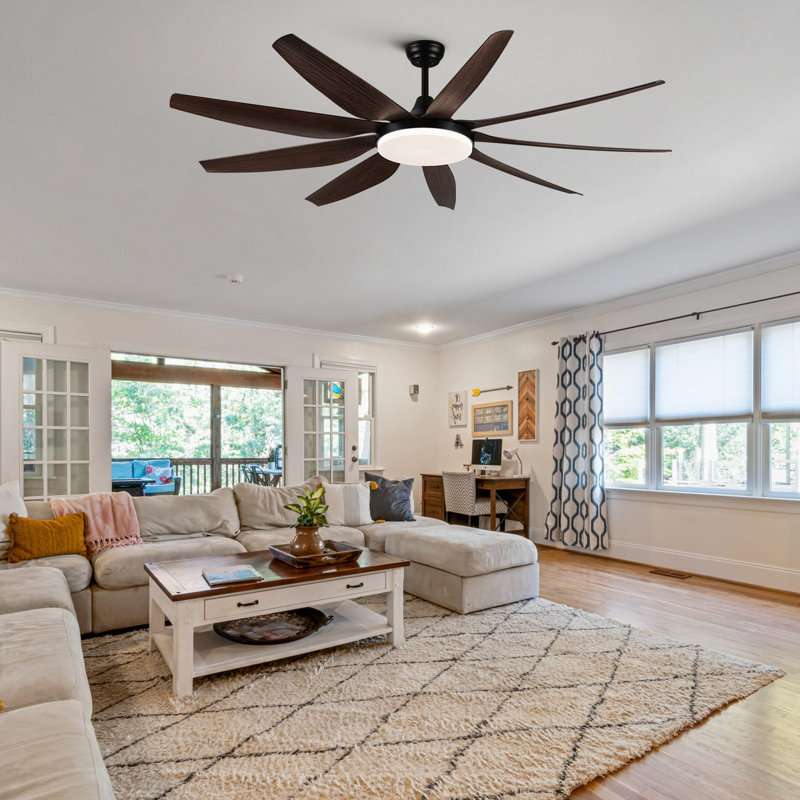 70.96'' Ceiling Fan with LED Lights